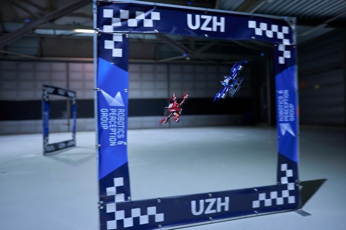 Human on sale drone racing